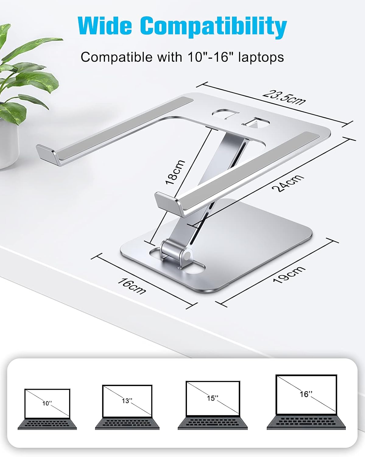 Thumbnail 4 de Babacom Laptop Stand 10–16" adjustable height