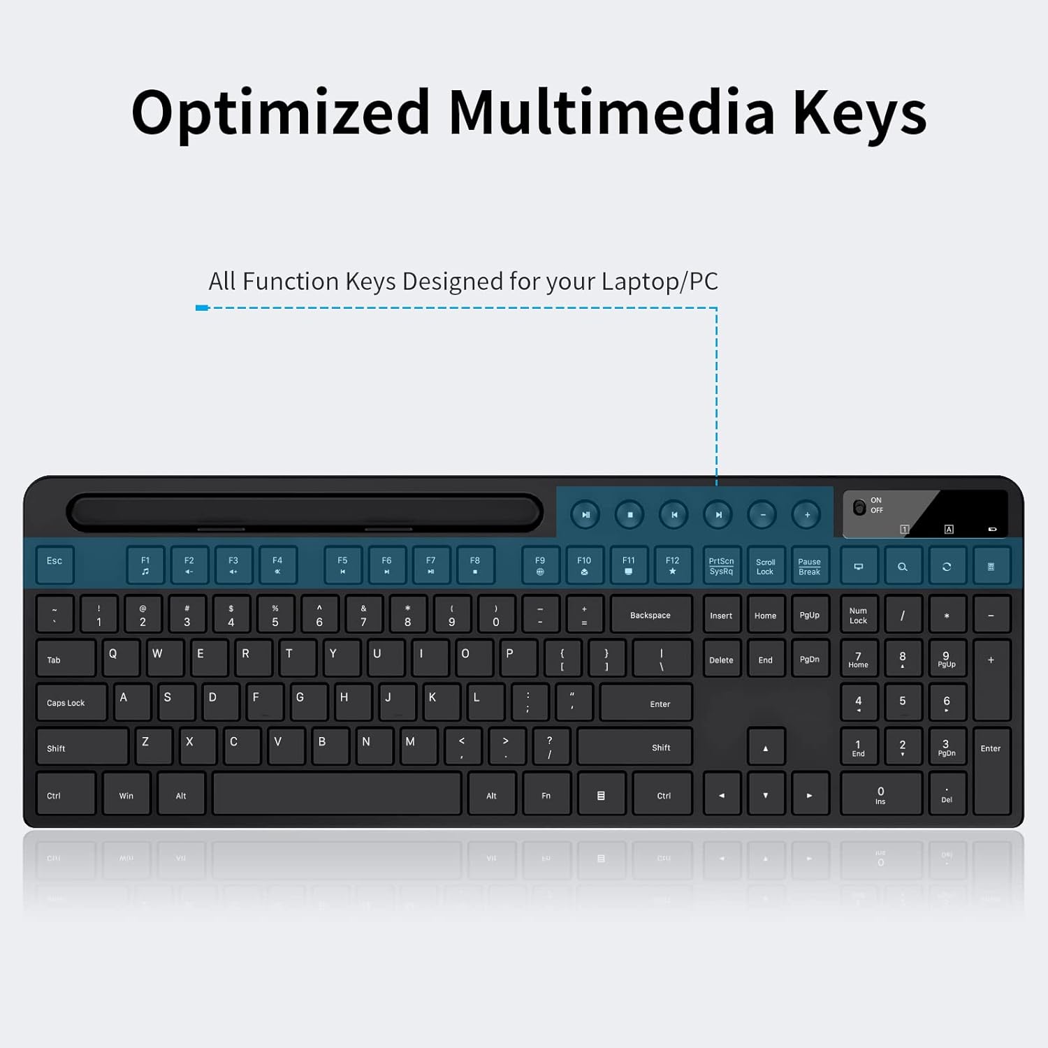 Thumbnail 1 de MARVO Wireless Keyboard and Mouse Combo ergonomic silent
