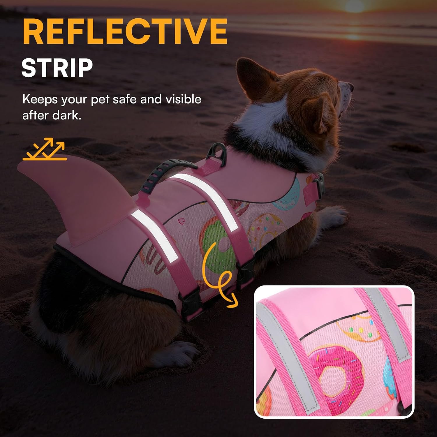 Detalle de Queenmore Dog Life Jacket M