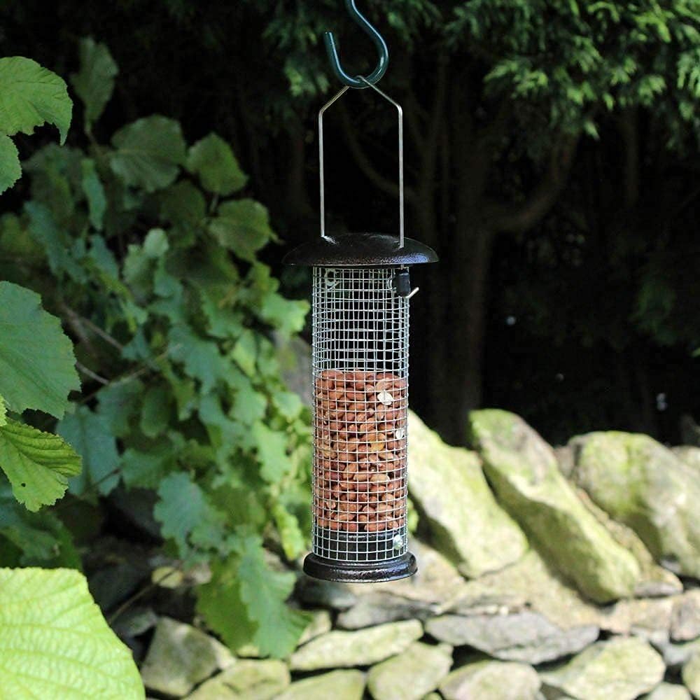 Thumbnail 6 de Bird Feeders Hanging set of 8 with mesh, tube and fat ball feeders plus bonus hooks and chain