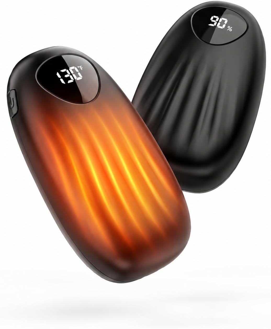 Detalle de Yannovus Rechargeable Hand Warmers, 2-Pack with Graphene Heating and Digital Display