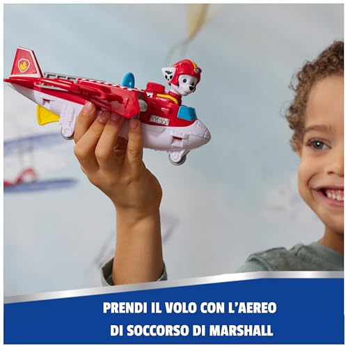 Detalle de Paw Patrol Air Rescue: Marshall con veicolo di soccorso aereo per bambini 3+