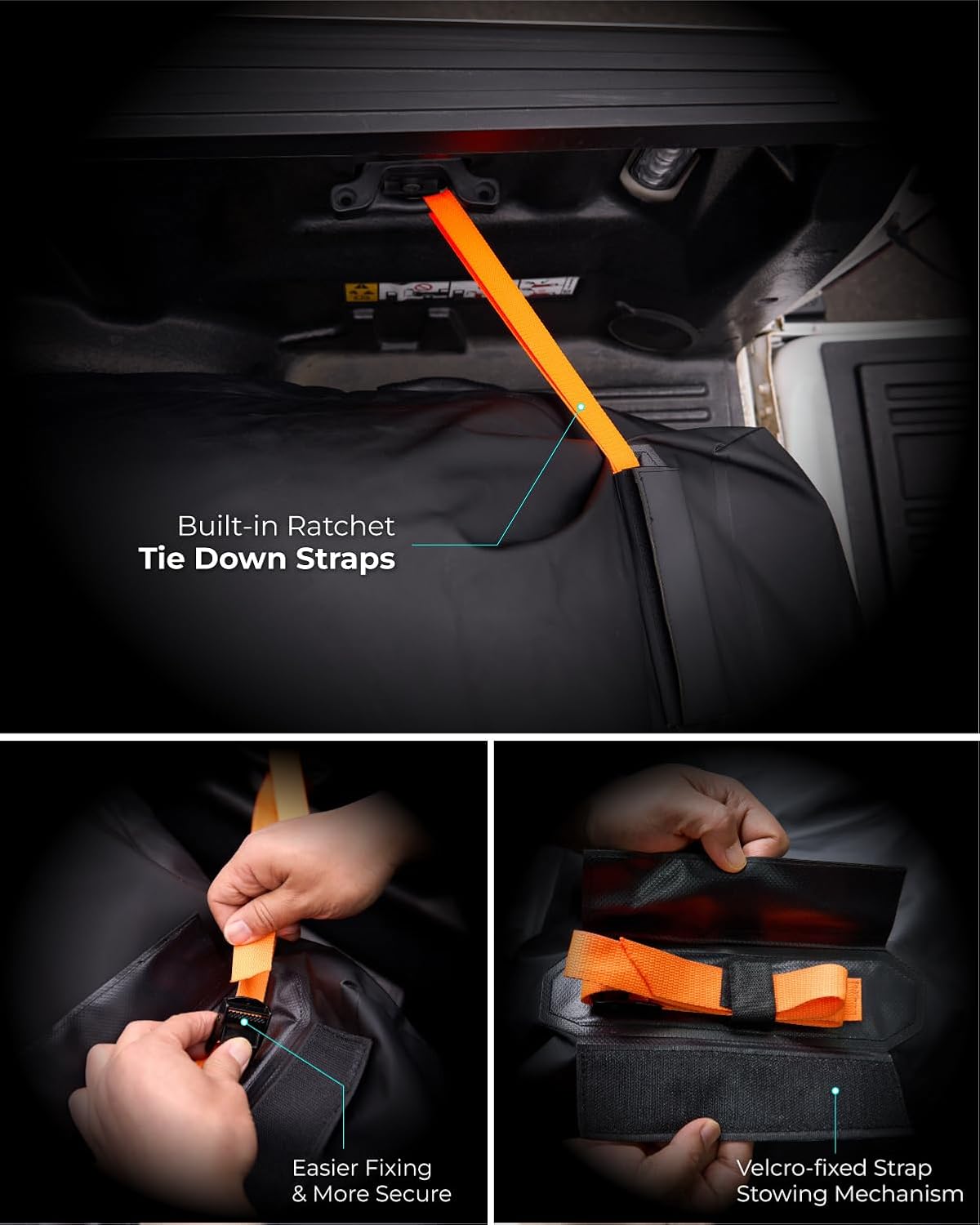Thumbnail 2 de MARKSIGN Truck Bed Bag (100% Waterproof) with Built-in Ratchet Tie-Down Straps, 26 Cubic Feet