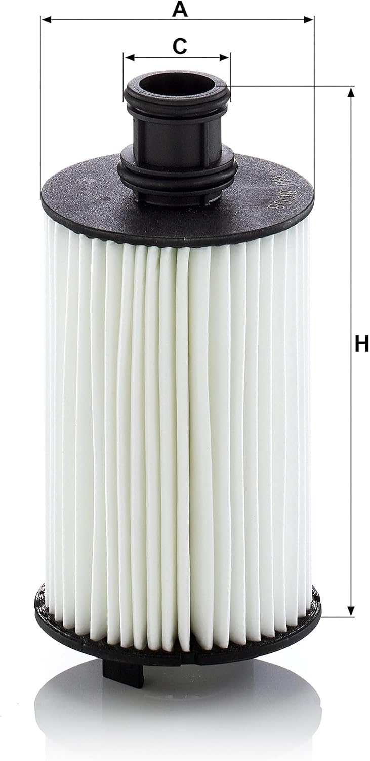 Thumbnail 1 de Filtre à huile MANN-FILTER HU 8008 z pour véhicules de tourisme et utilitaires