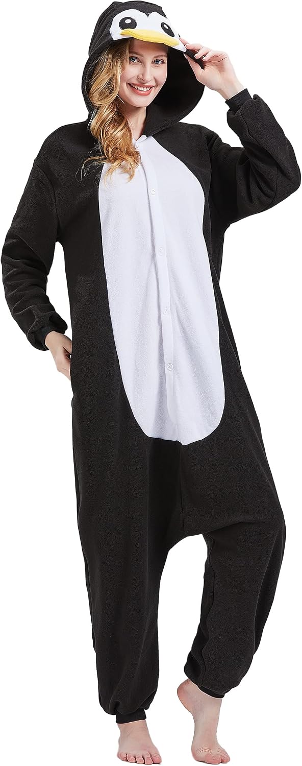 Detalle 2 de Magicalani Adult Dinosaur Onesie Pajamas, Polar Fleece, Hood and Pockets