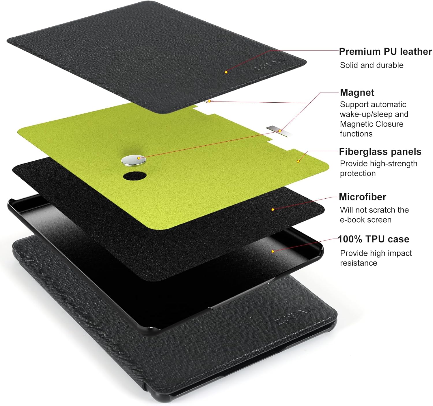 Thumbnail 2 de CoBak Funda Ligera para Kindle Paperwhite 7”