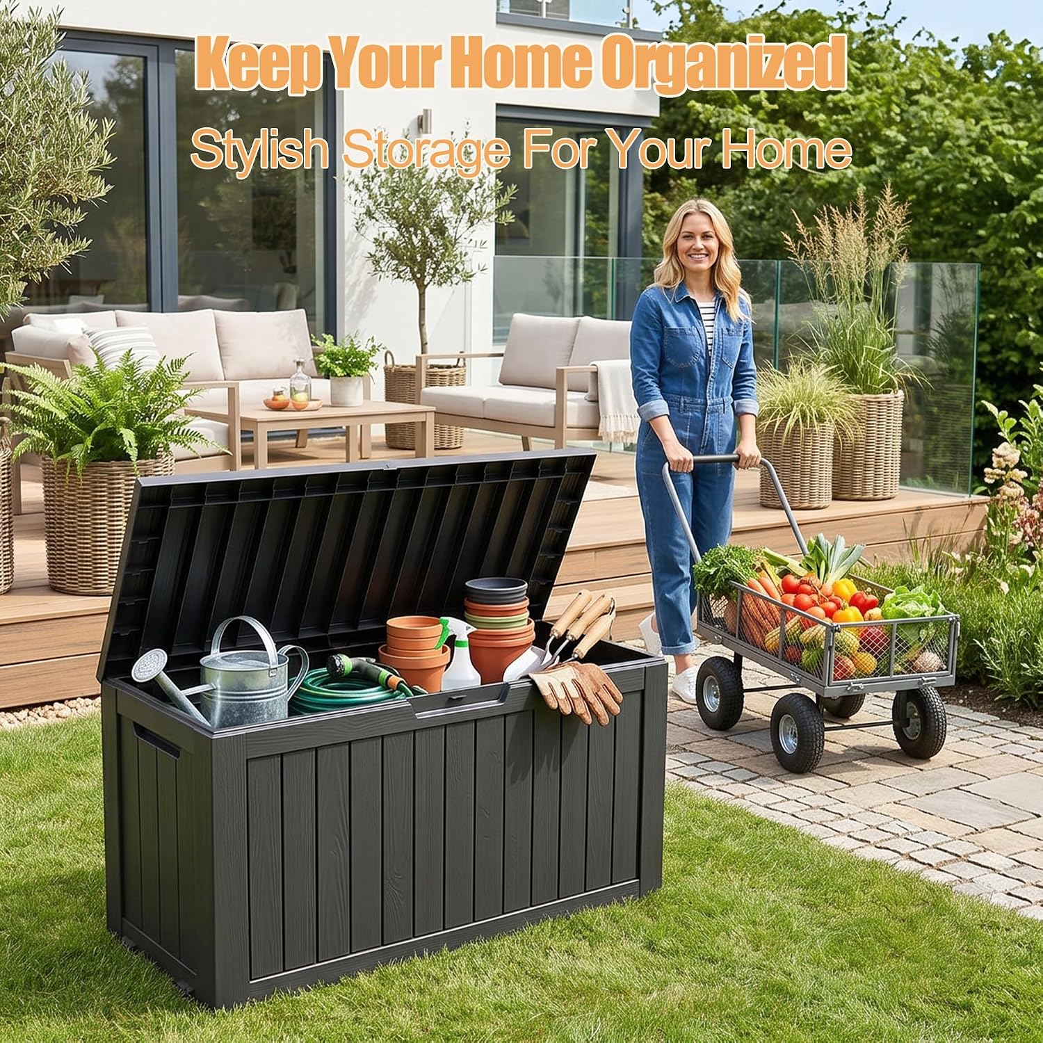 Detalle 2 de ATMELT Outdoor Storage Box, 100 Gallon