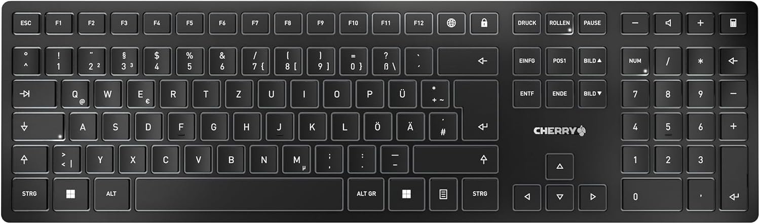 Detalle de Cherry KW 9100 Slim kabellose Tastatur