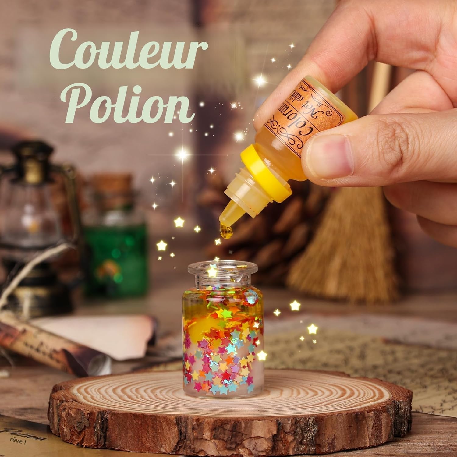 Detalle 2 de Coffret Potions Mystères 20 bouteilles 🧪