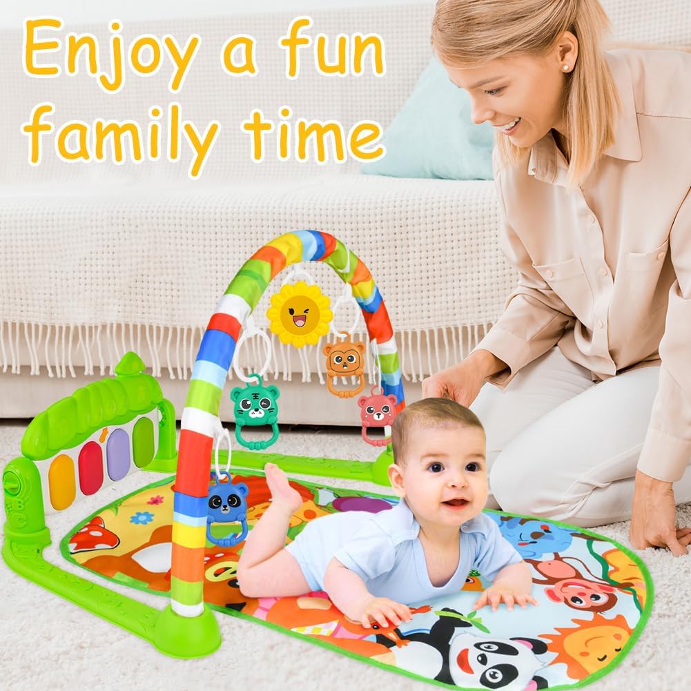 Thumbnail 6 de AOMIG Baby Play Mat with Piano 76cm