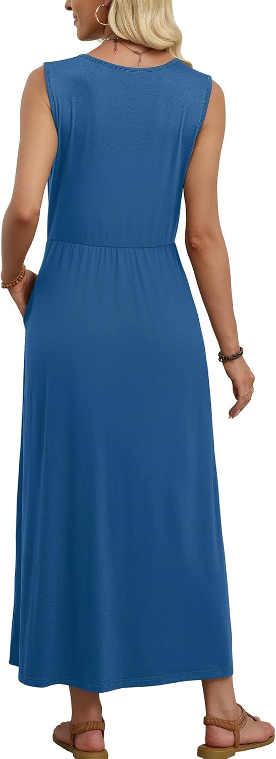 Thumbnail 4 de WIHOLL Summer Dresses for Women 2026 Maxi Dress with Pockets