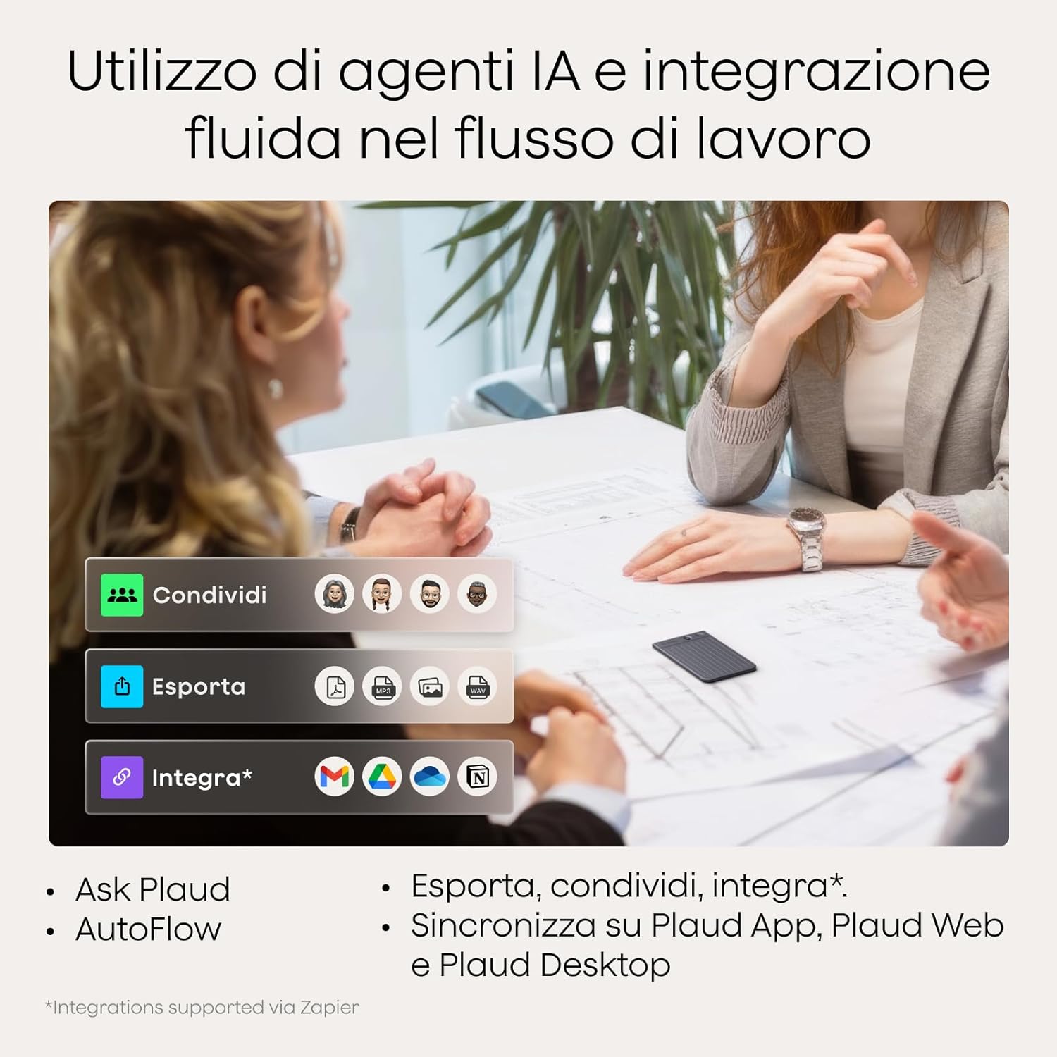 Thumbnail 6 de Plaud Note Registratore Vocale AI Professionale: trascrizioni multilingue, riassunti e gestione sicura per riunioni e lezioni