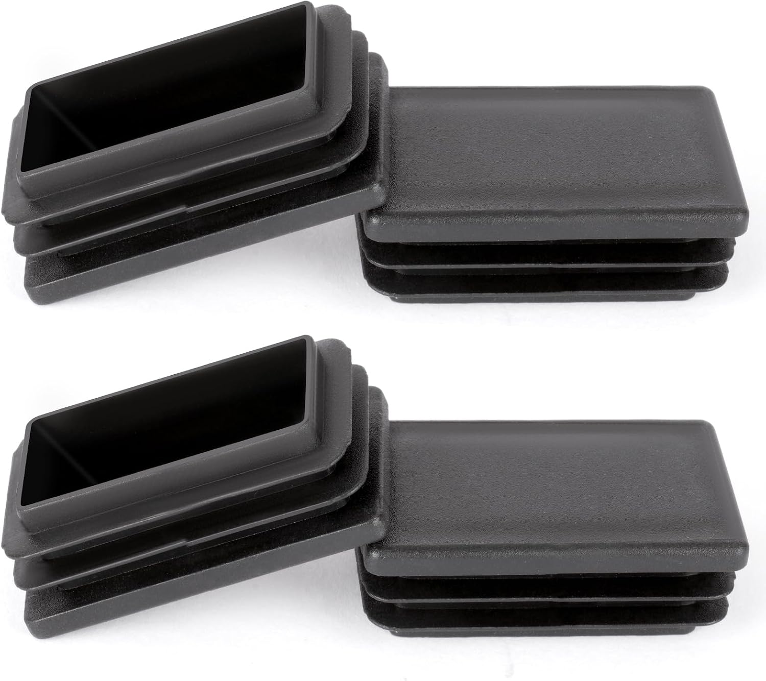 Detalle de OSDUE P2-4PCFX40MM240831-FBA rektangulära möbelpluggar i PE, 60 × 40 mm, 4-pack