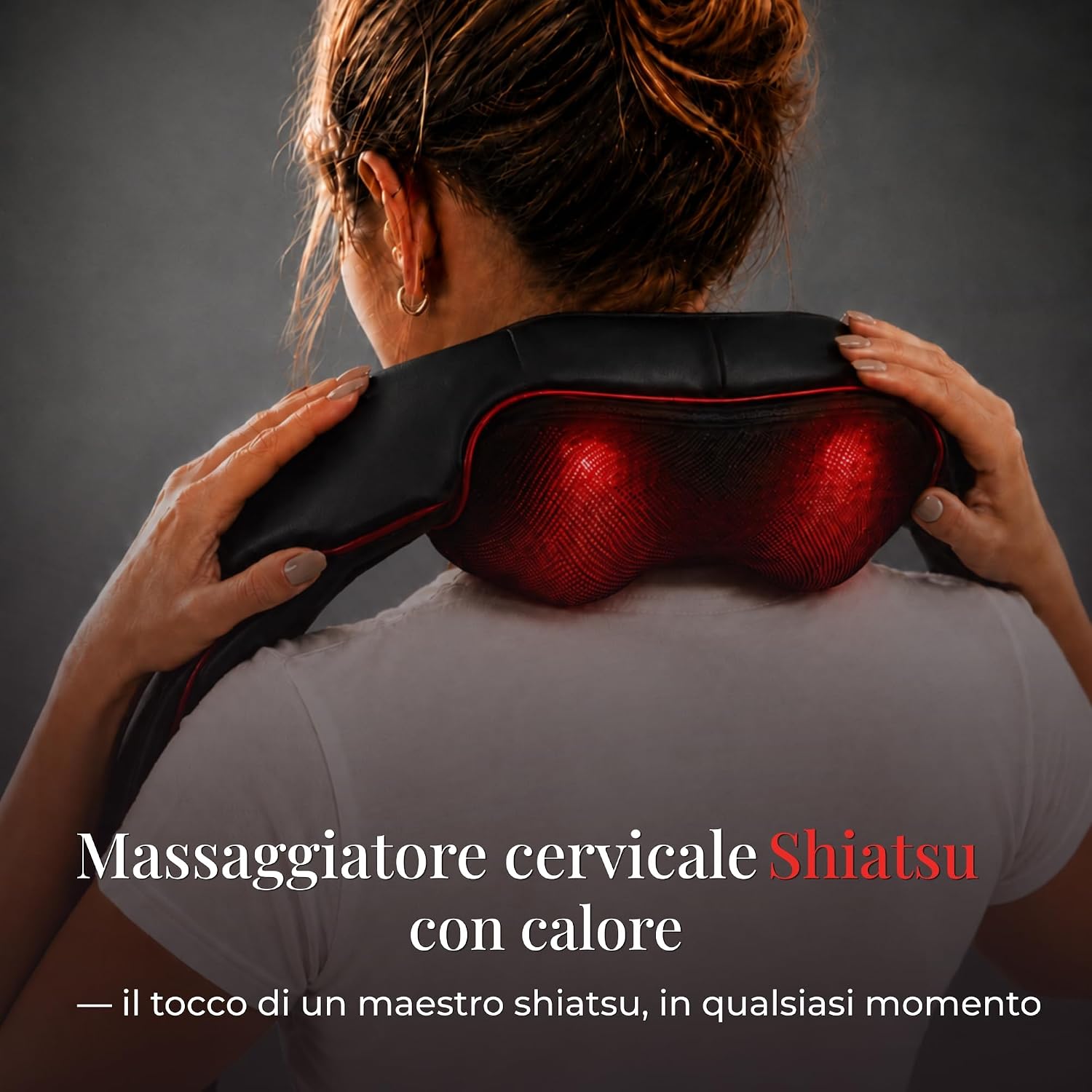 Detalle 2 de Essy Massaggiatore cervicale a calore Shiatsu per collo, collo e spalle, schiena e gambe