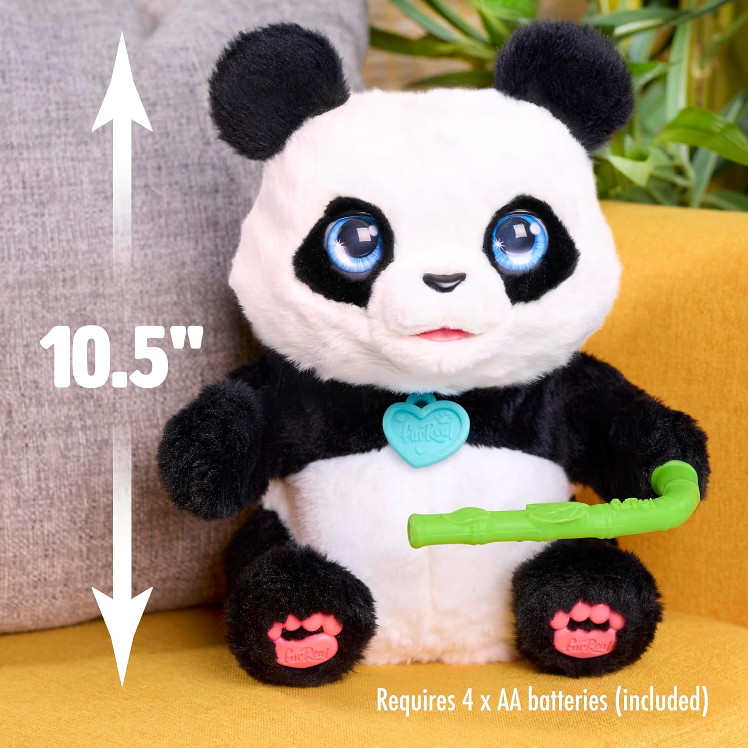 Detalle de FurReal Coco the Tumbling Panda: 10.5-Inch Interactive Toy Panda for Kids 4+