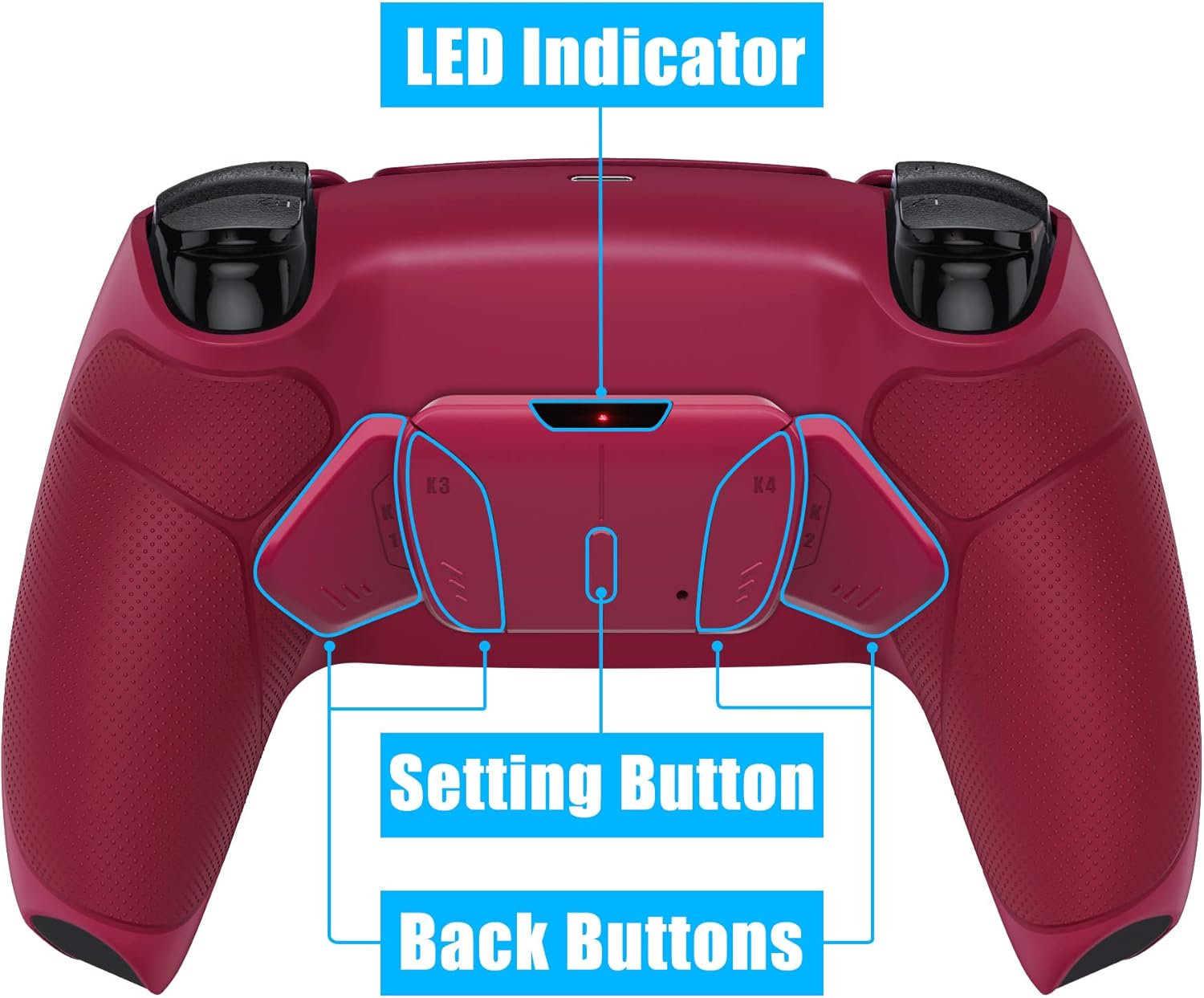 Detalle de eXtremeRate RISE4 Remap Kit für PS5 Controller BDM-010/020 – individuelles Profi-Setup
