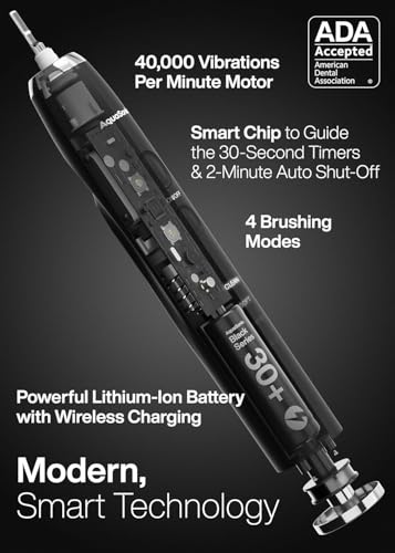 Thumbnail 3 de Aquasonic Black Series Ultra Whitening Electric Toothbrush with ADA Acceptance