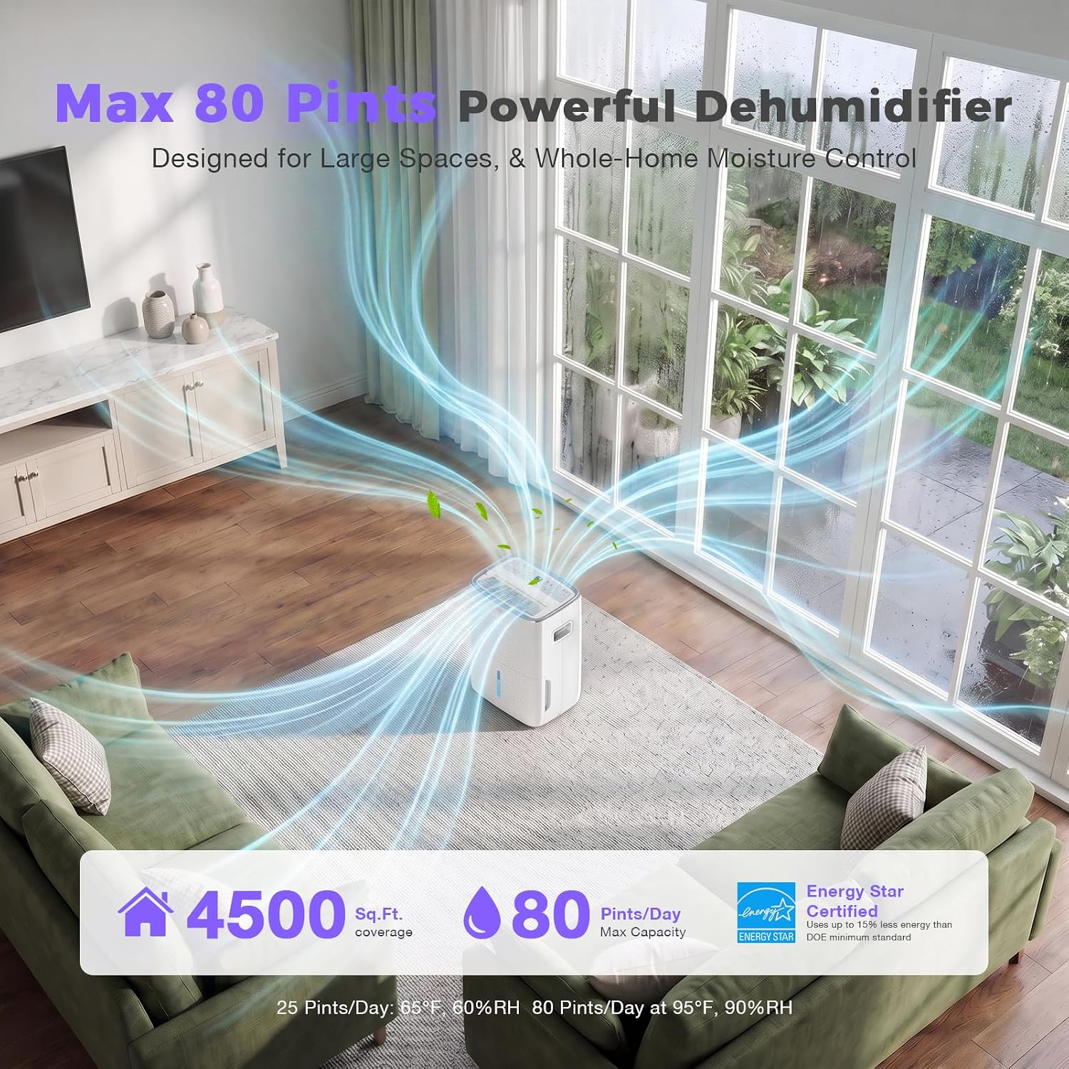 Detalle 2 de Dehumidifier, 100-Pint/Day