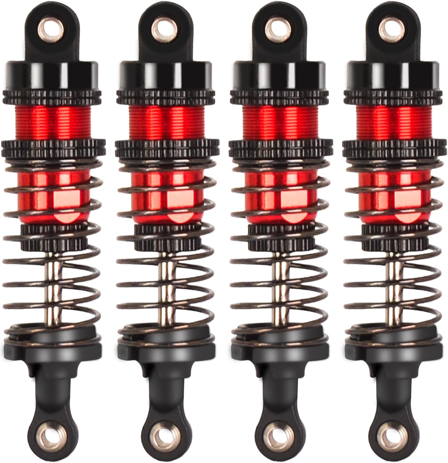 Thumbnail 6 de RcThjia oiled 4Pcs 72mm aluminium oil shock set for 1/12–1/16 RC cars