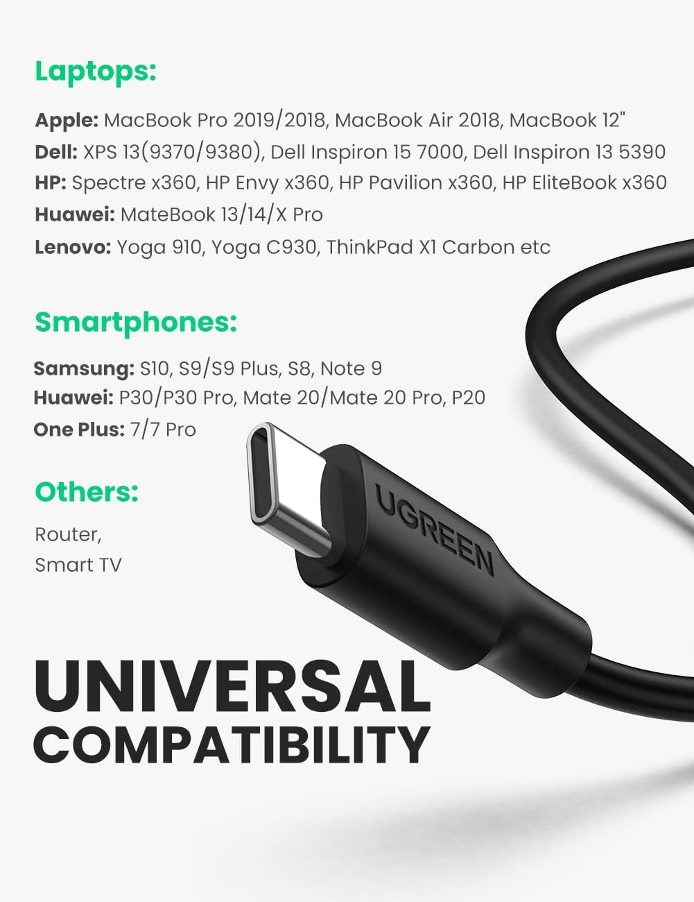 Thumbnail 4 de UGREEN 70610 SATA to USB-C Adapter Cable with UASP, 5Gbps