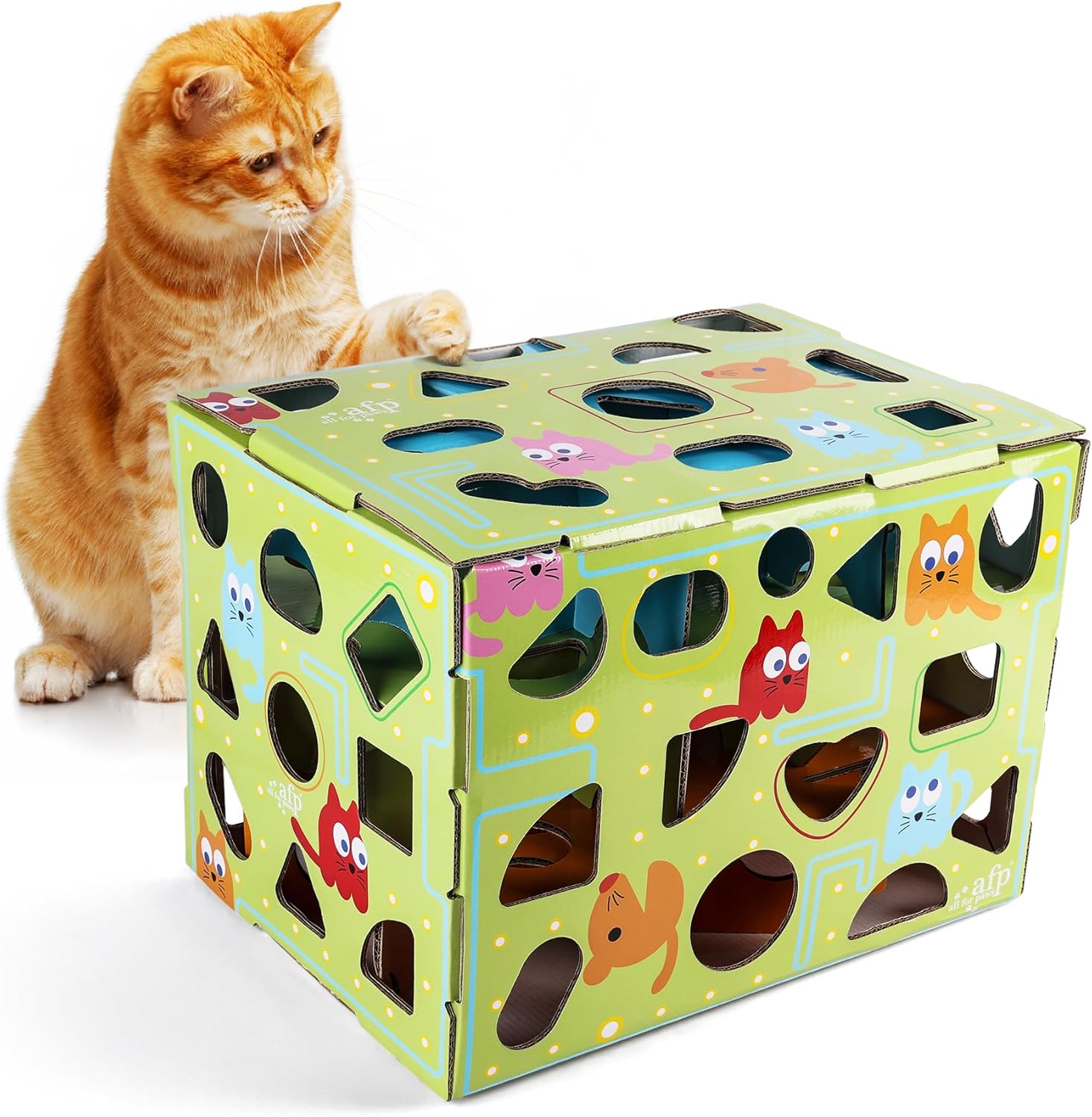 Detalle de ALL FOR PAWS Treat Maze Box Cats