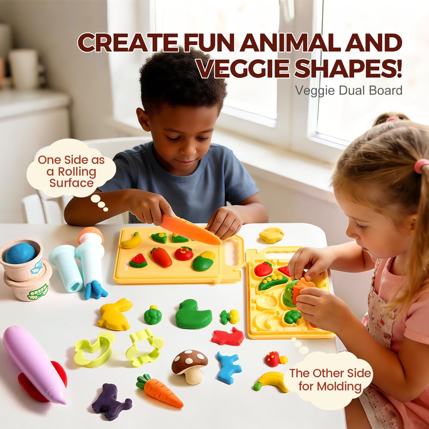 Thumbnail 5 de Jar Melo Modeling Dough Set, 4 Colors