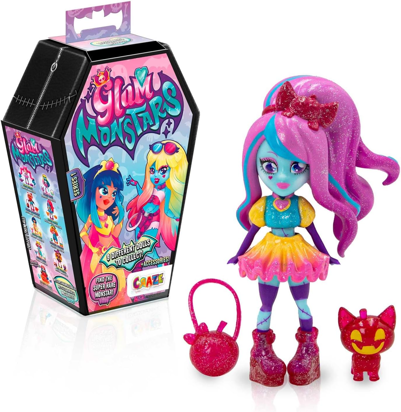 Detalle de Glam MONSTARS figura sorpresa Serie 1x