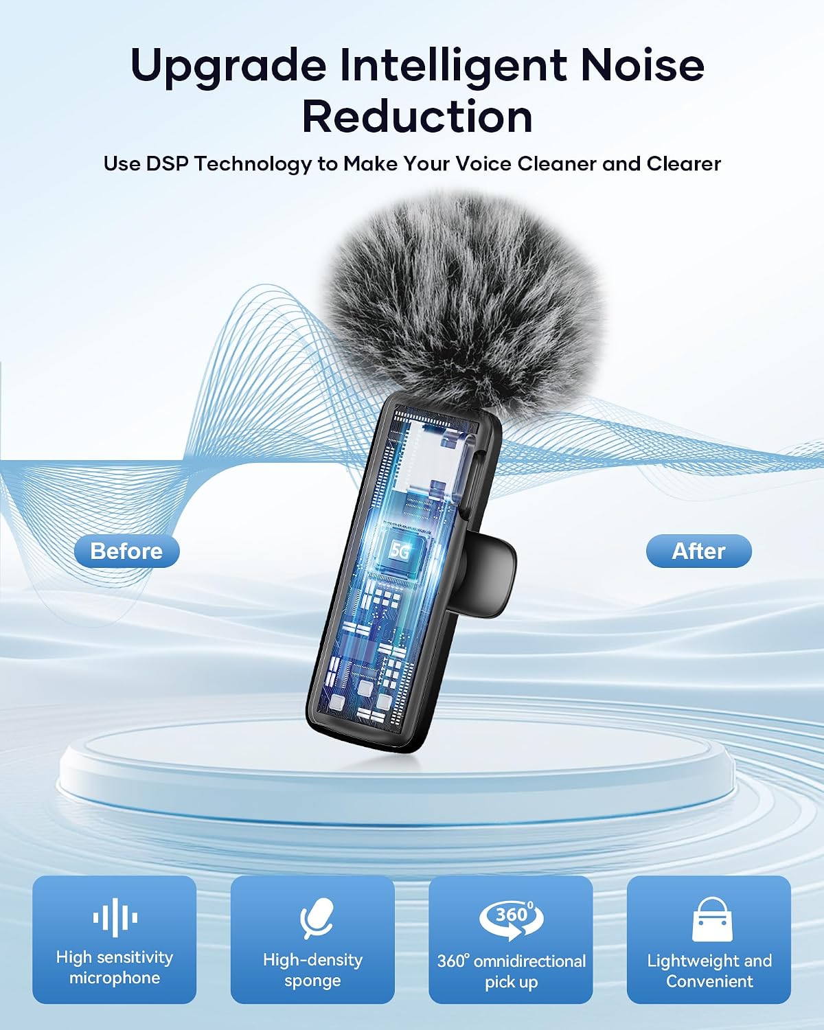 Thumbnail 4 de Wireless Lavalier Mic 2-Pack ๐ค