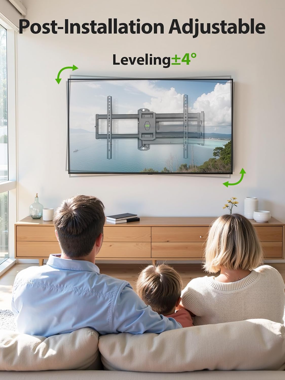 Detalle 2 de USX MOUNT XML930 Long-Arm Full-Motion TV Wall Mount, 37–80 in., 32.05 in. Extension