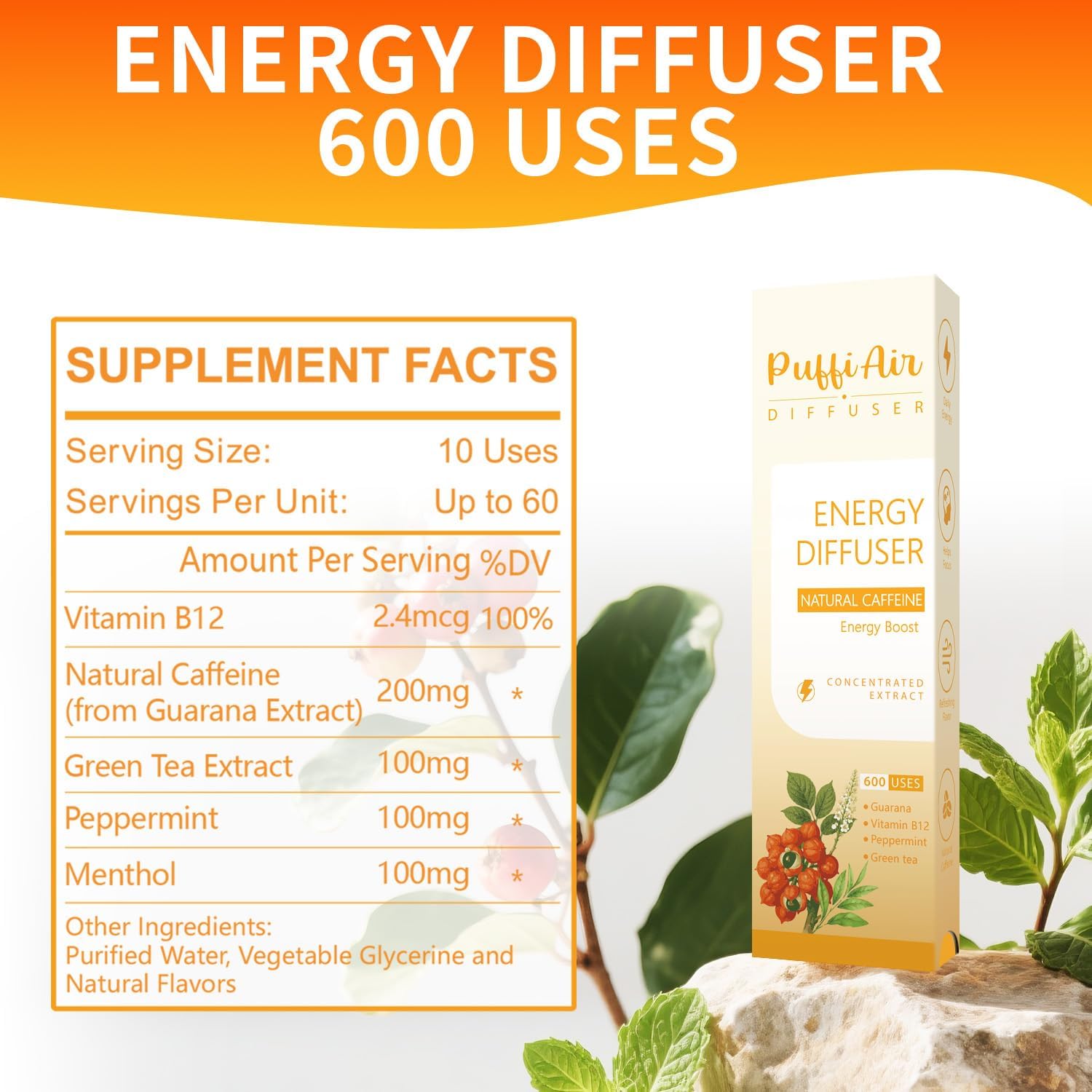 Thumbnail 5 de PUFFIAIR Focus Energy Duo Diffuser Pen Set, 2 Count