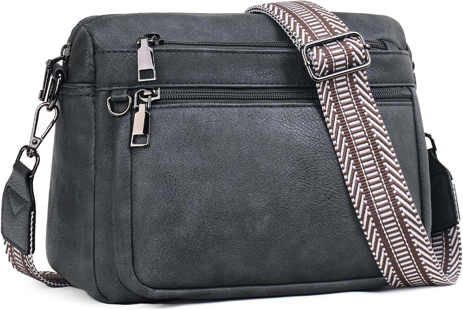 Thumbnail 6 de MUIIKOLA women’s cross body bag with built-in wallet pocket and vegan PU leather