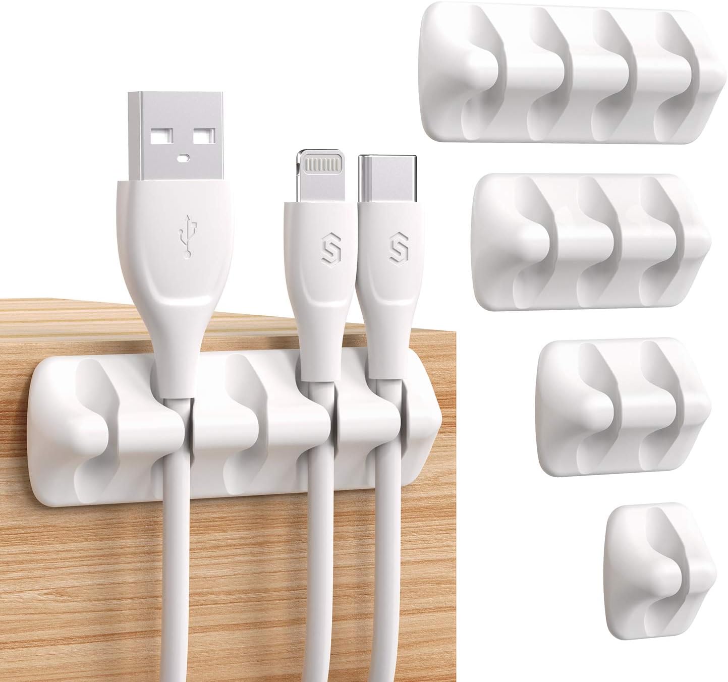 Detalle de SyncWire Kabel-Clips | Kabel-Organisation 5 Stück