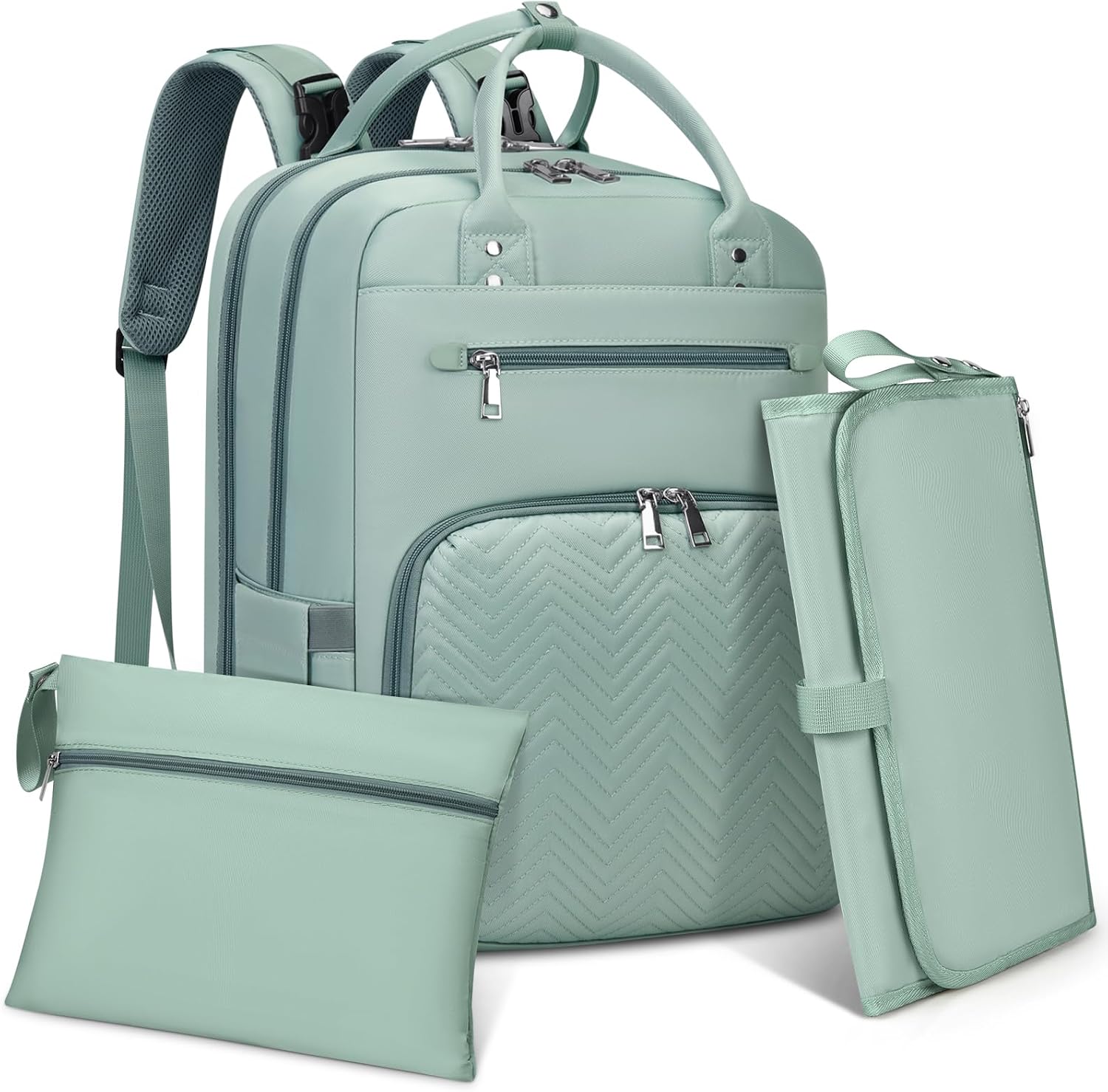 Thumbnail 6 de RAINSMORE baby changing bag backpack