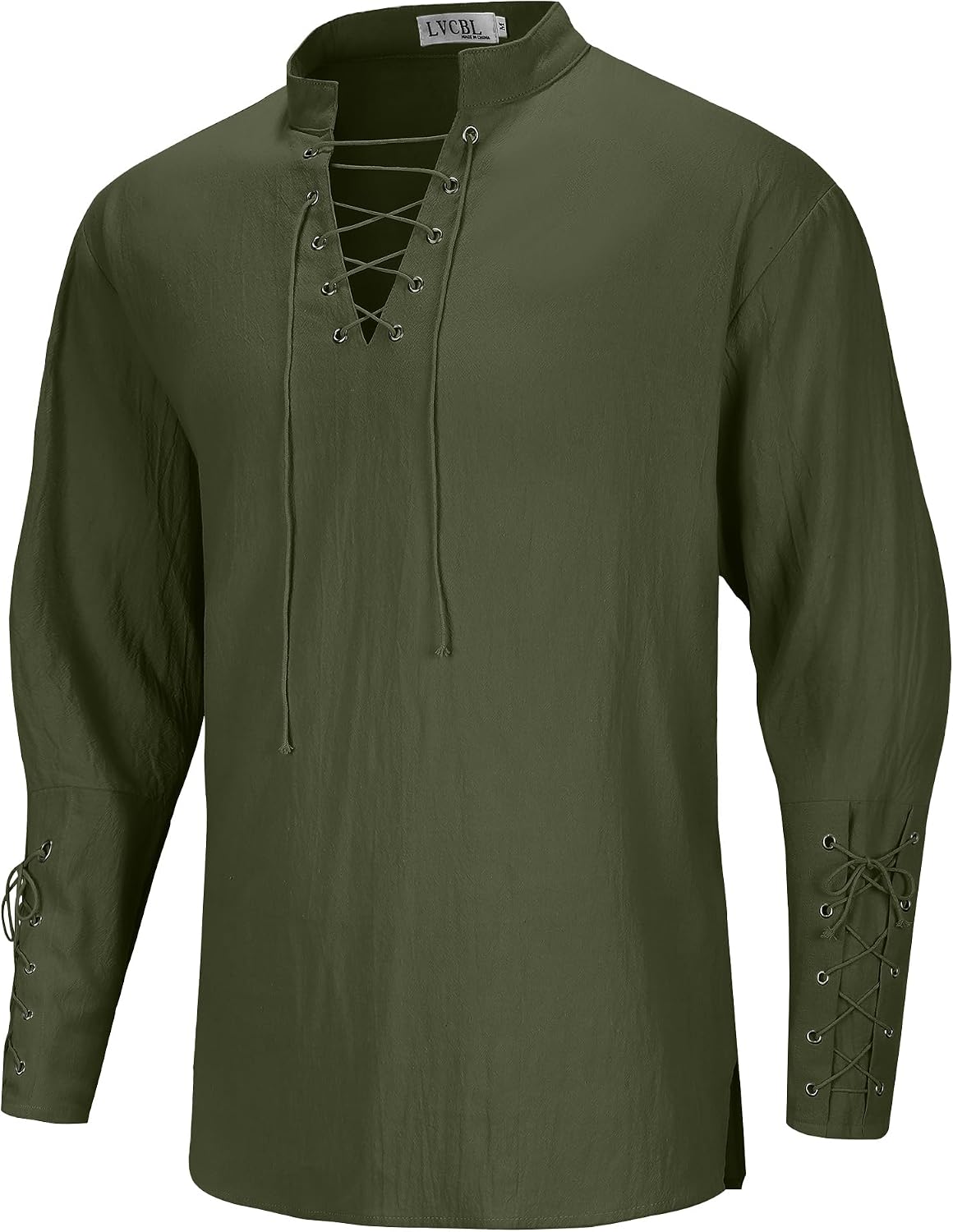 Detalle 2 de LVCBL Mittelalter Leinenhemd M-3XL