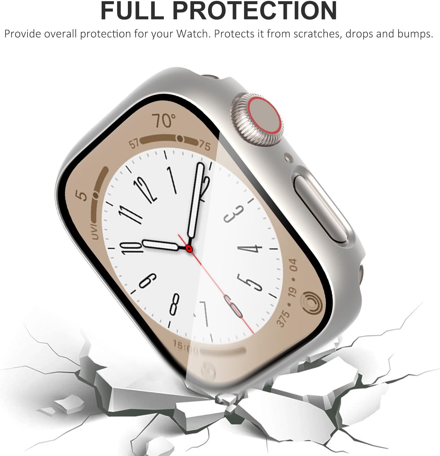Thumbnail 3 de Fullife 3 Pack 40mm Screen Protector for Apple Watch Series 6/5/4/SE (2020–2025) with 9H Tempered Glass