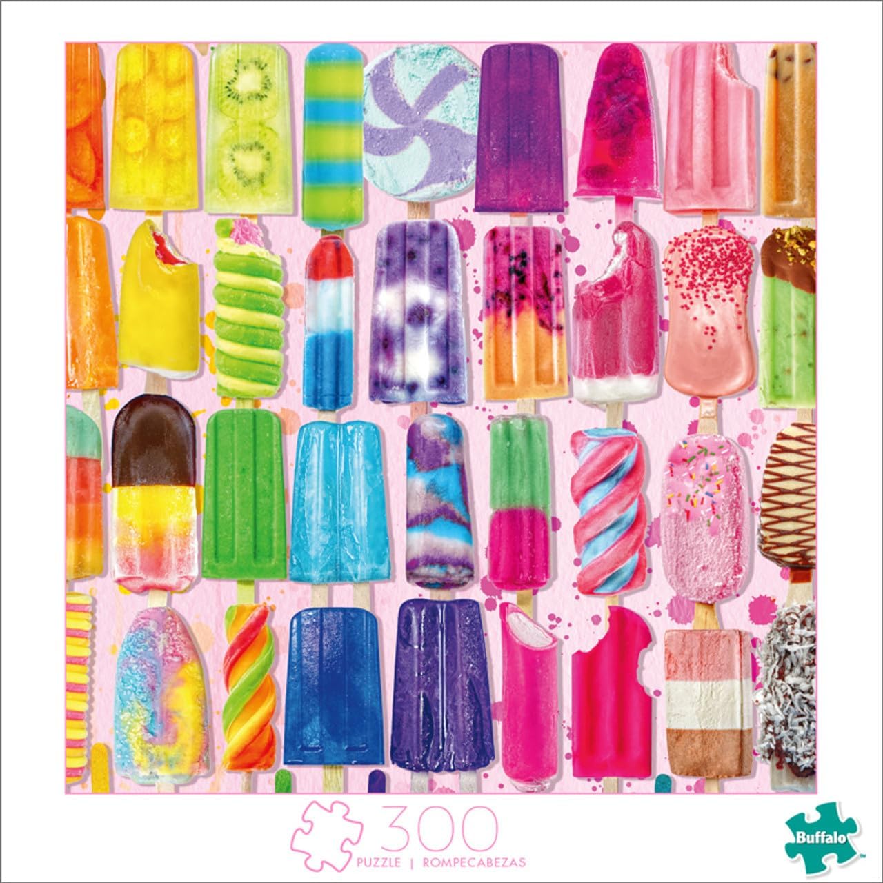 Detalle de Buffalo Games Frosty Treats (Lars Stewart) 300-Piece Large Jigsaw Puzzle for Adults