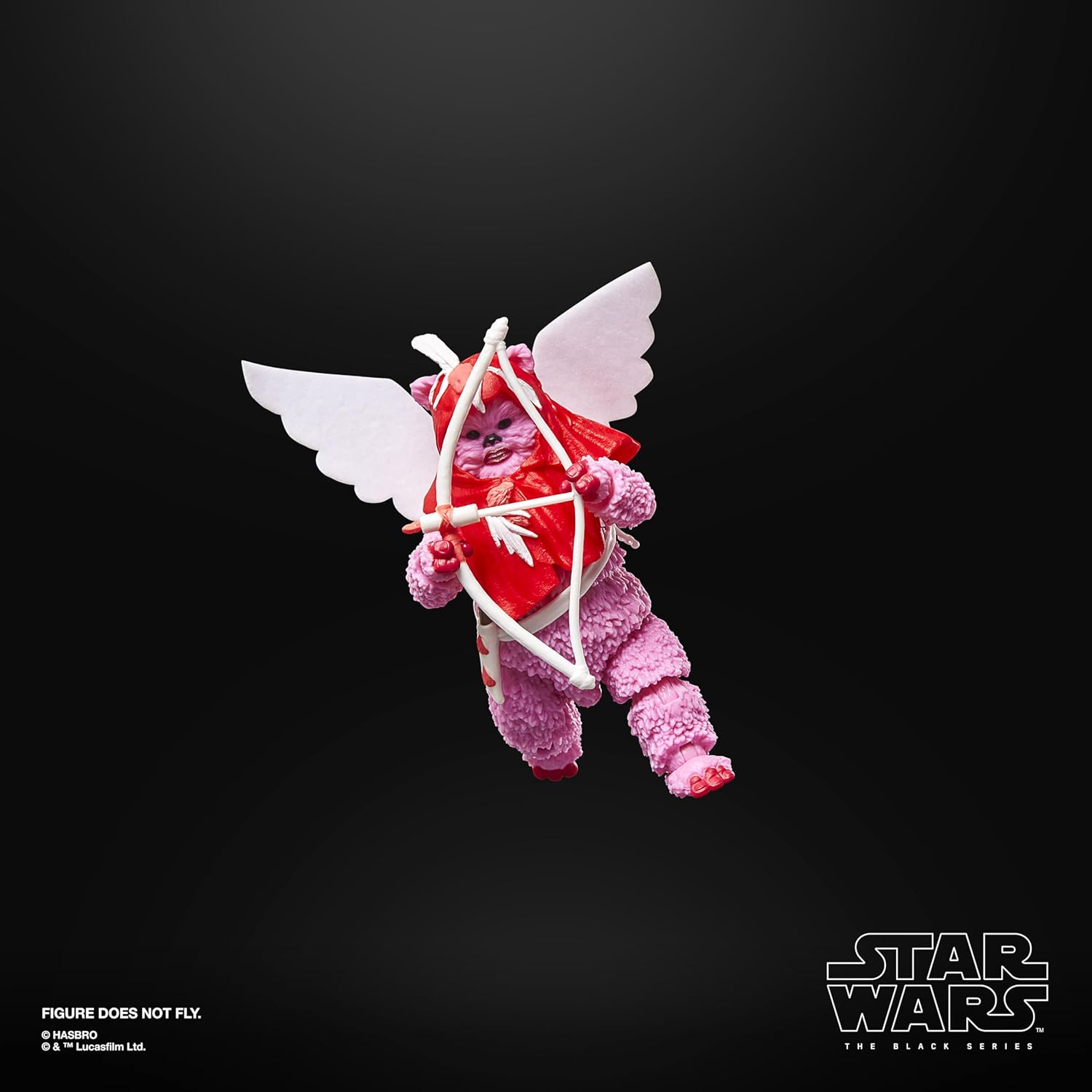 Thumbnail 3 de Star Wars The Black Series Ewok (Valentine’s Day Edition) — Figurine premium 15 cm