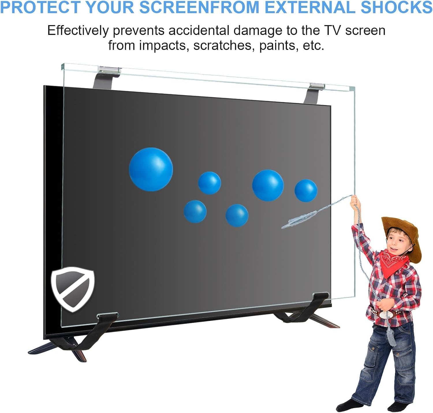 Thumbnail 1 de Fohil 55 Inch TV Screen Protector — HD Clear Acrylic Shield