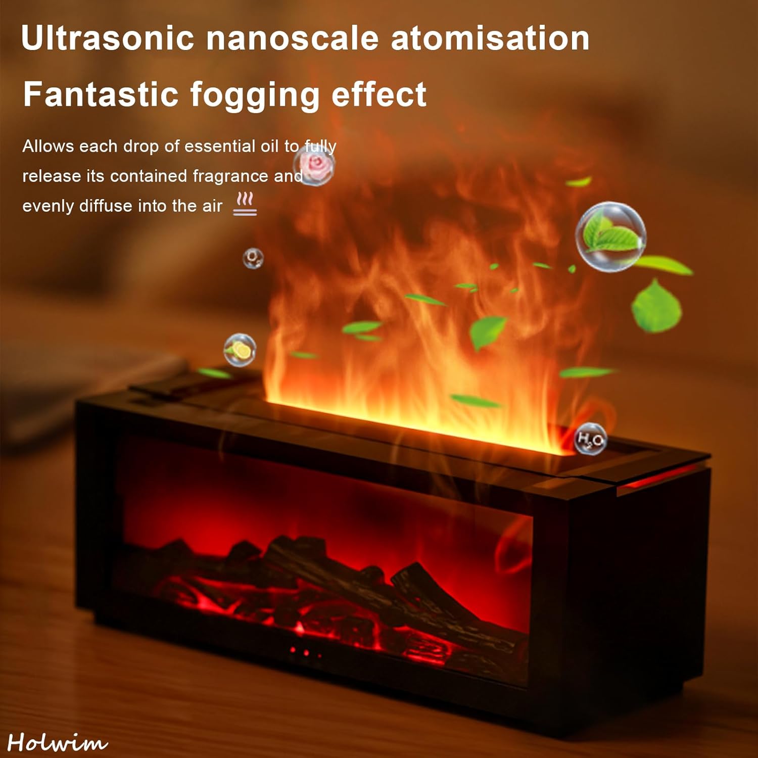 Detalle 2 de Holwim Fireplace Essential Oil Diffuser
