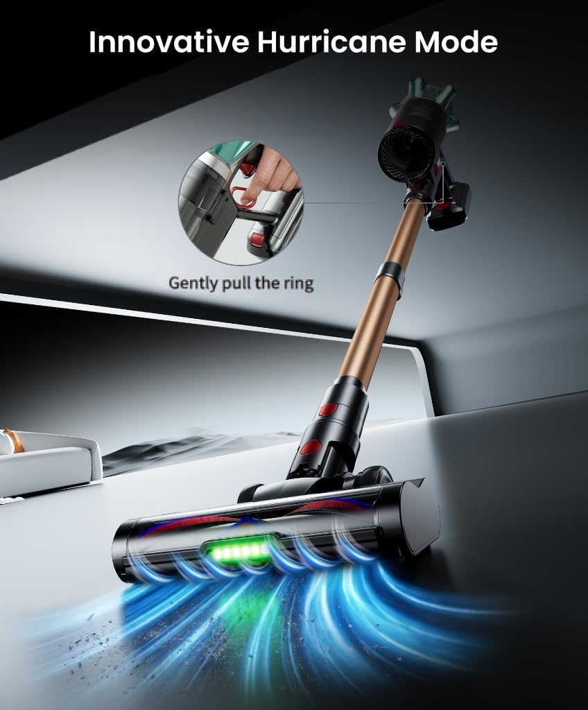 Thumbnail 6 de Envyenjoy Eon A10 Cordless Stick Vacuum, 650 W, 60 kPa, Anti-Tangle Brush