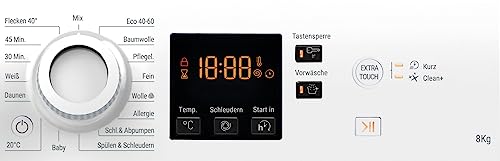 Thumbnail 8 de Bauknecht WAM 814 A Waschmaschine Frontlader – 8 kg, Energieeffizienzklasse A