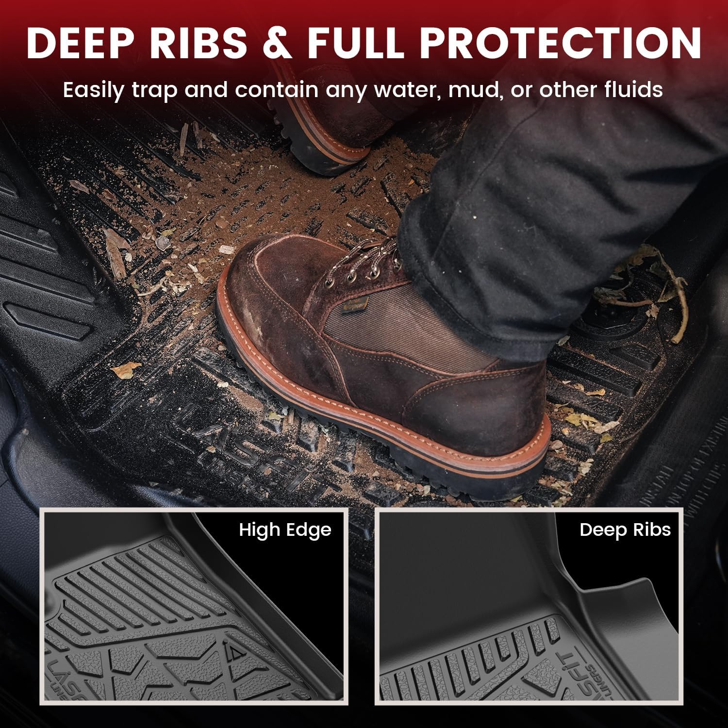 Detalle 1 de LASFIT TPE Floor Mats