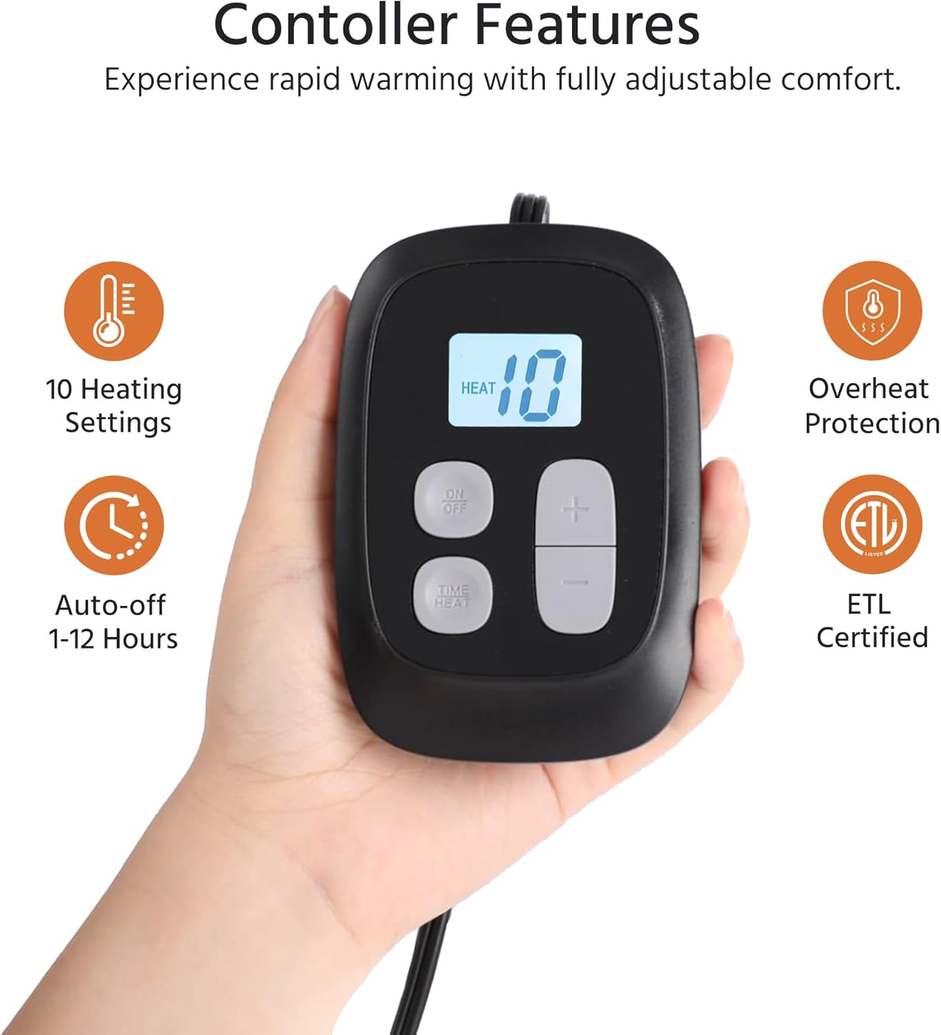 Thumbnail 4 de YUSTAL Electric Heated Blanket 72x84