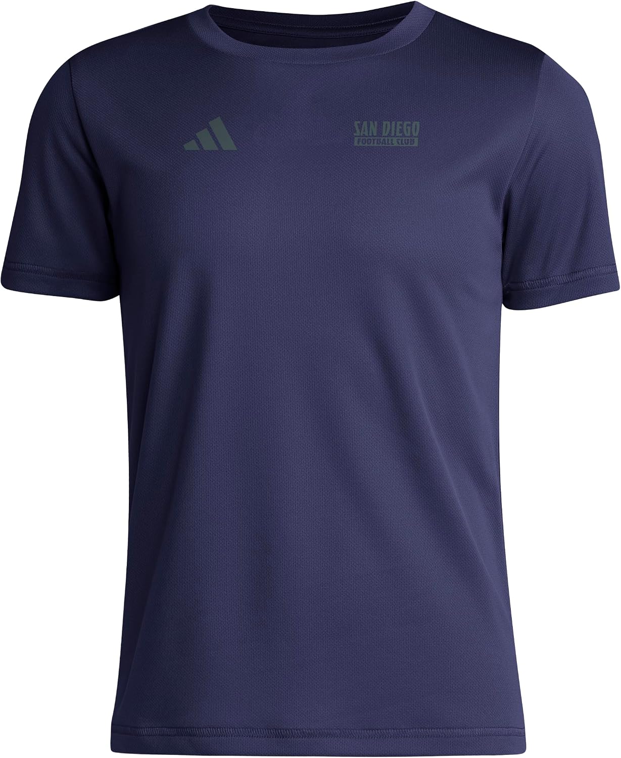 Detalle de adidas Kids' San Diego FC Pre-Game Short Sleeve T-Shirt