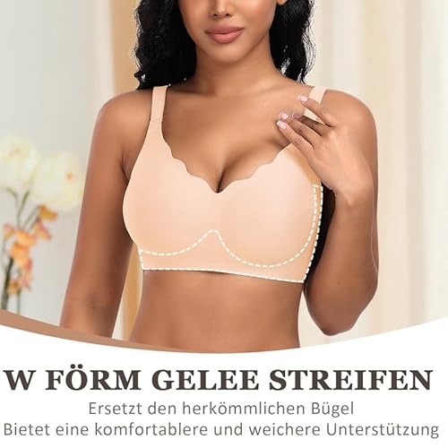 Thumbnail 1 de Jiuday BH Damen Ohne Bügel Push Up Nahtlos