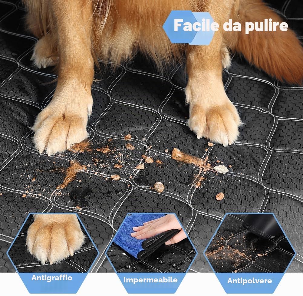 Thumbnail 6 de KY G Telo Auto per Cani con Protezione Laterale e Paraurti – Copertura Bagagliaio Impermeabile e Antiscivolo