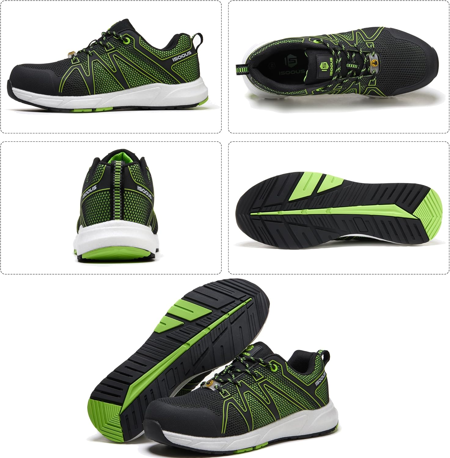 Detalle 2 de Scarpe Antinfortunistiche da Uomo/Donna S3 ESD SRC FO Impermeabili - Leggere e Sicure