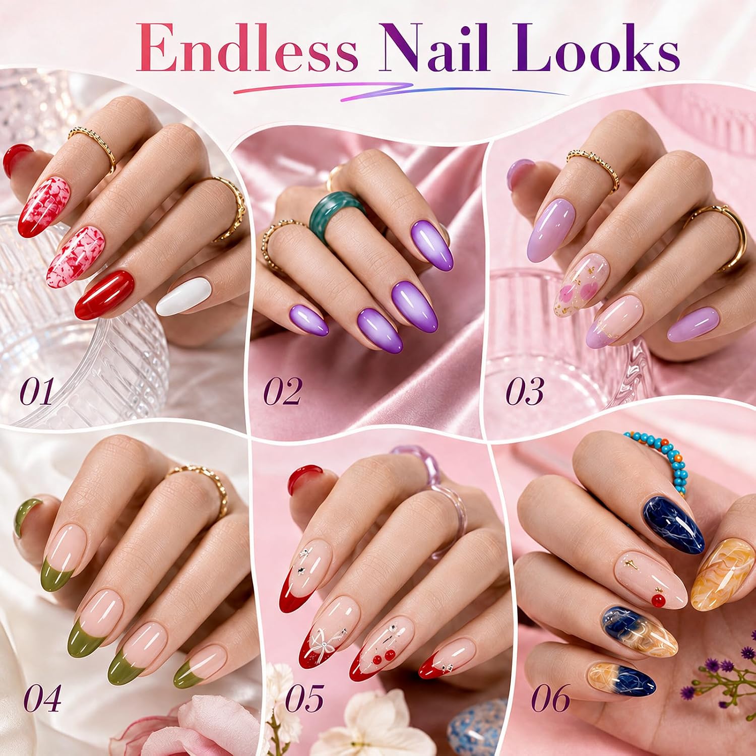 Detalle 2 de beetles Spring Gel Polish Set 32-color nail kit ๐