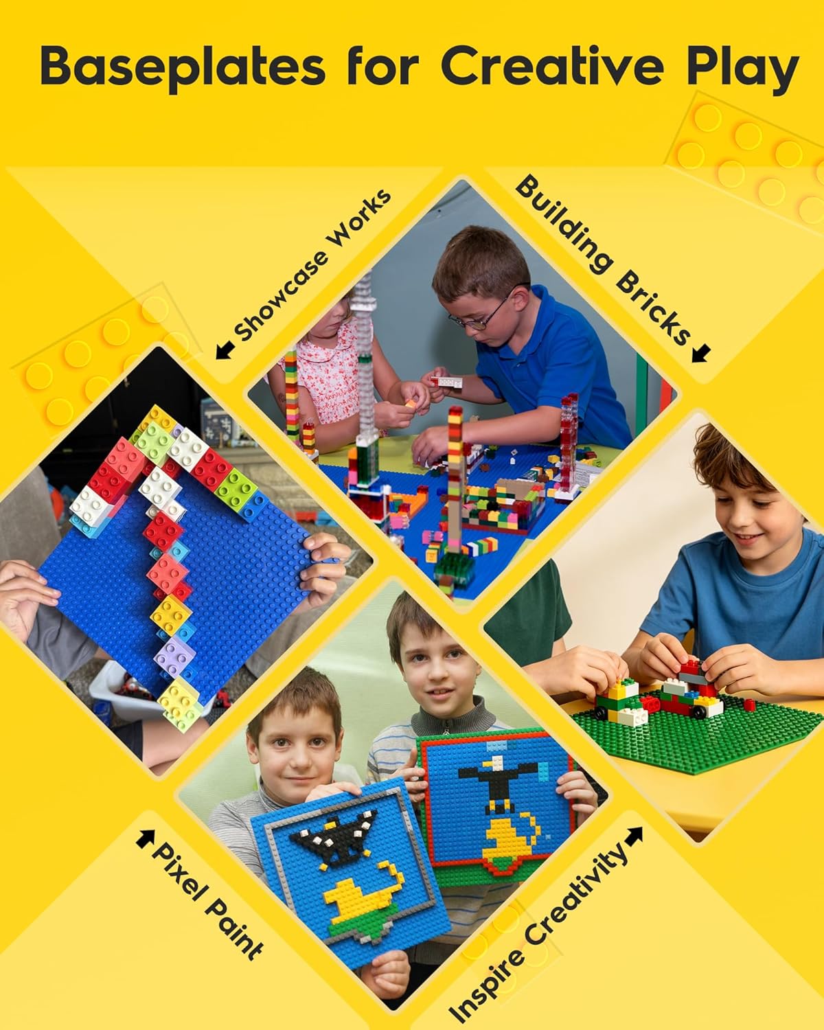 Thumbnail 3 de Pokiiulk Classic Baseplates 10" Pack of 10