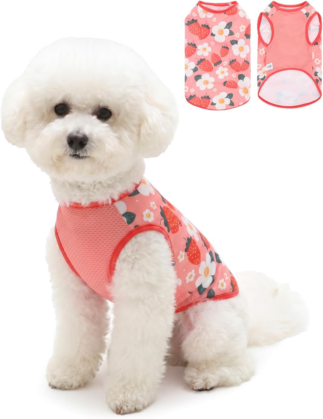 Detalle de CuteBone Dog Tank Top with Mesh Panel